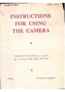 Coronet Ltd Flashmaster manual. Camera Instructions.
